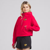 Chicago Blackhawks lululemon Women's Scuba Oversized Half-Zip Hoodie - True Red | NHL near me