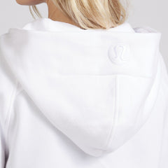 Seattle Kraken lululemon Women's Scuba Oversized Half-Zip Hoodie - White | NHL Lifestyle
