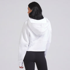Toronto Maple Leafs lululemon Women's Scuba Oversized Half-Zip Hoodie - White | NHL Lifestyle