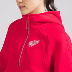 Detroit Red Wings lululemon Women's Scuba Oversized Half-Zip Hoodie - True Red | NHL on sale