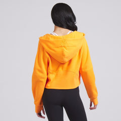 Edmonton Oilers lululemon Women's Scuba Oversized Half-Zip Hoodie - Tiger | NHL Clearance