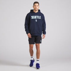 Seattle Kraken lululemon Steady State Pullover Hoodie - True Navy | NHL Lifestyle