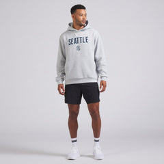 Seattle Kraken lululemon Steady State Pullover Hoodie - Heathered Silver Drop | NHL Clearance