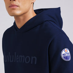 Edmonton Oilers lululemon Steady State Pullover Hoodie - True Navy | NHL online