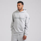 Seattle Kraken lululemon Steady State Pullover Hoodie - Heathered Silver Drop | NHL near me