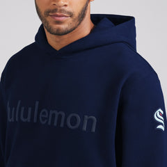 Seattle Kraken lululemon Steady State Pullover Hoodie - True Navy | NHL near me