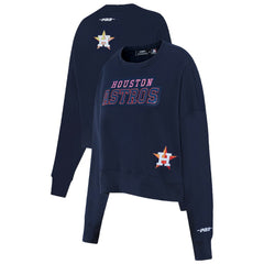 Houston Astros Pro Standard Women's Game Day Classics Crewneck Pullover Sweatshirt Near Me
