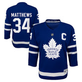 Auston Matthews Toronto Maple Leafs Youth Home Replica Player Jersey - Blue | NHL Lifestyle