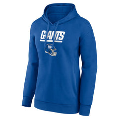 Brian Burns New York Giants Women's Name & Number Team Wordmark Pullover Hoodie - Royal - NFL