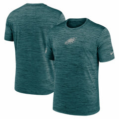 Philadelphia Eagles Big & Tall Sideline Velocity Performance T-Shirt - Midnight Green - Nike