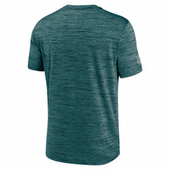 Philadelphia Eagles Big & Tall Sideline Velocity Performance T-Shirt - Midnight Green - Nike