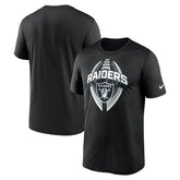 Las Vegas Raiders Big & Tall Primetime Legend Icon Performance T-Shirt - Black - Nike