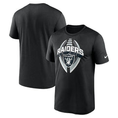 Las Vegas Raiders Big & Tall Primetime Legend Icon Performance T-Shirt - Black - Nike
