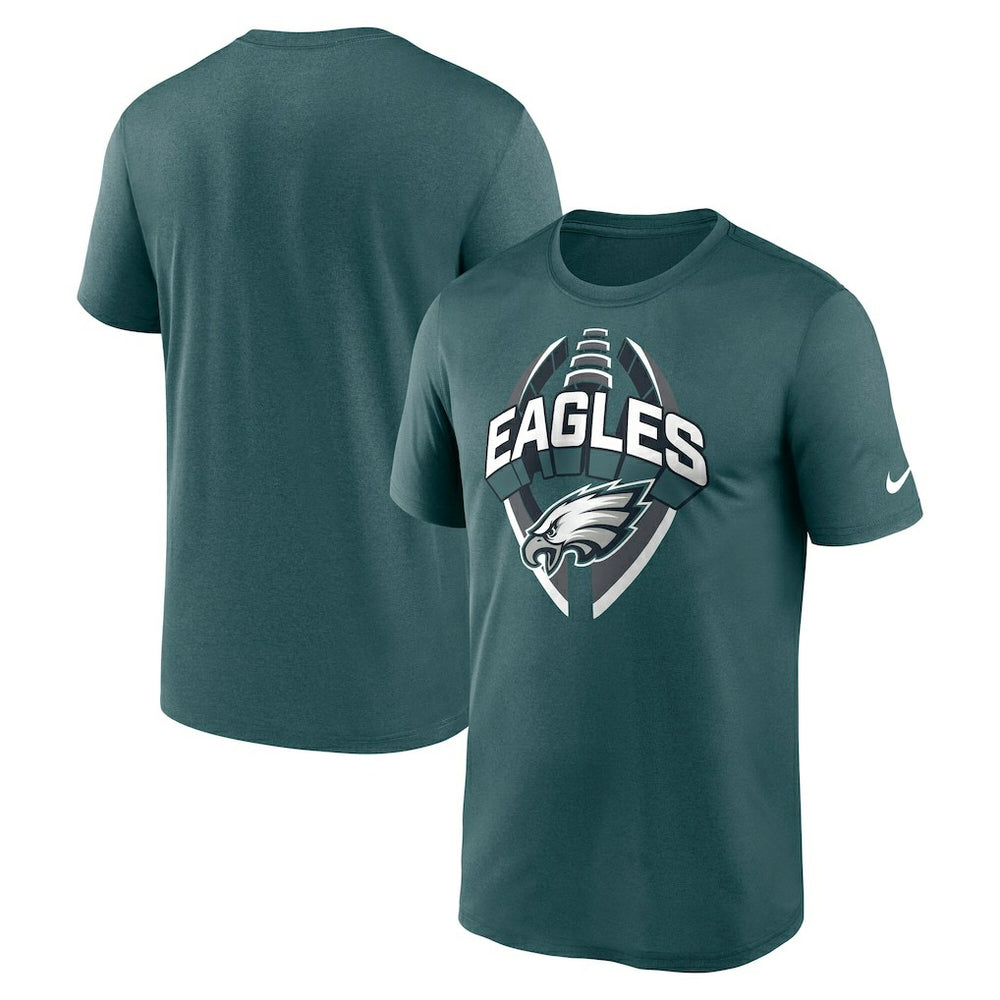 Philadelphia Eagles Big & Tall Primetime Legend Icon Performance T-Shirt - Midnight Green - Nike