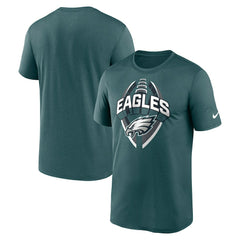 Philadelphia Eagles Big & Tall Primetime Legend Icon Performance T-Shirt - Midnight Green - Nike