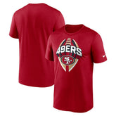 San Francisco 49ers Big & Tall Primetime Legend Icon Performance T-Shirt - Scarlet - Nike