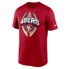 San Francisco 49ers Big & Tall Primetime Legend Icon Performance T-Shirt - Scarlet - Nike