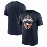 Denver Broncos Big & Tall Primetime Legend Icon Performance T-Shirt - Navy - Nike