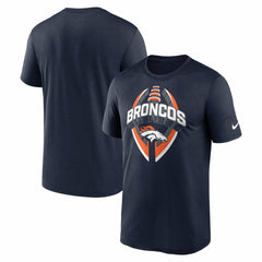 Denver Broncos Big & Tall Primetime Legend Icon Performance T-Shirt - Navy - Nike