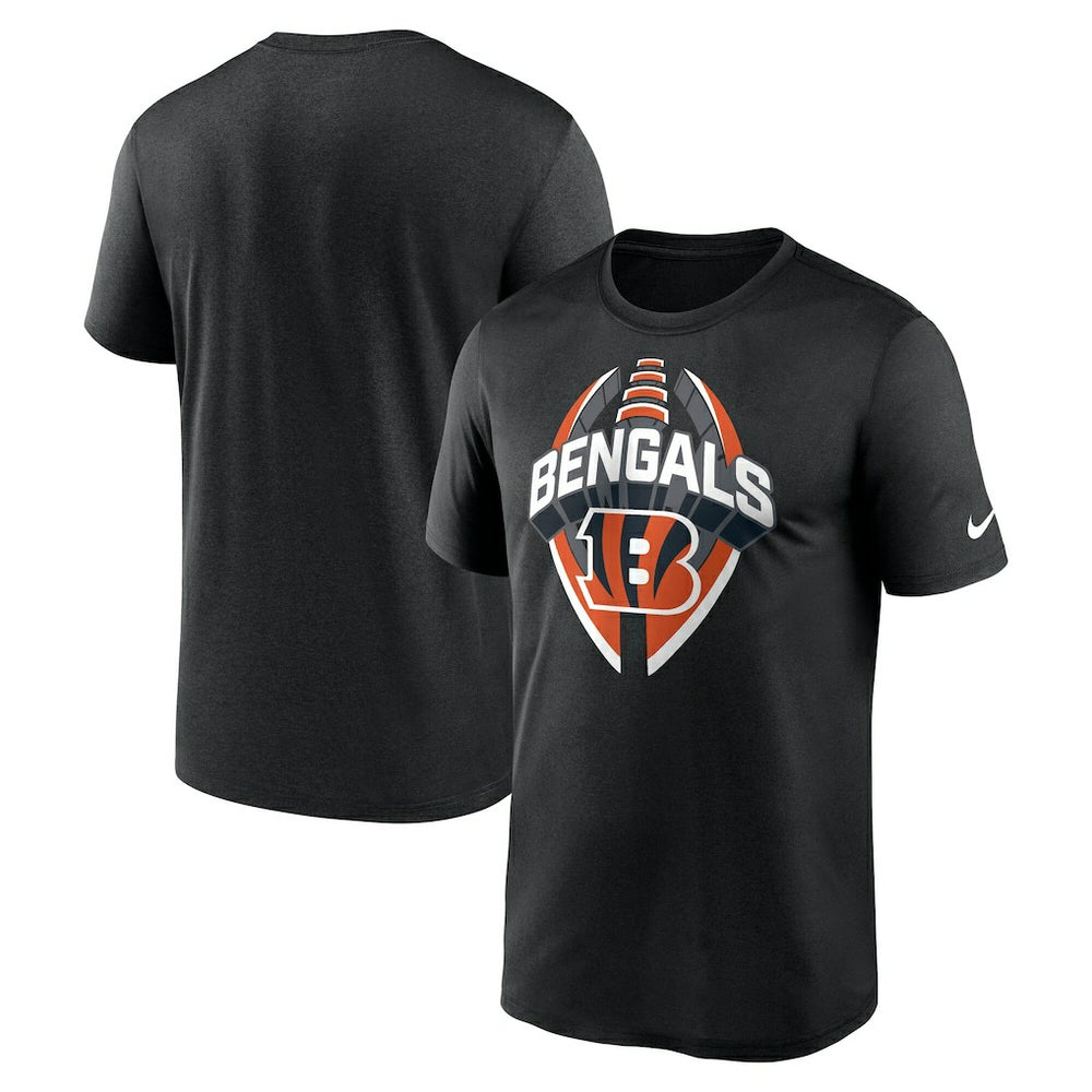 Cincinnati Bengals Big & Tall Primetime Legend Icon Performance T-Shirt - Black - Nike
