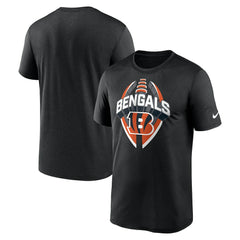 Cincinnati Bengals Big & Tall Primetime Legend Icon Performance T-Shirt - Black - Nike