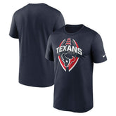 Houston Texans Big & Tall Primetime Legend Icon Performance T-Shirt - Navy - Nike