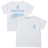 Argentina National Team Vive La Fete Youth Impressions Artwork Icons T-Shirt White