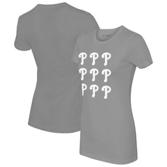 Philadelphia Phillies Tiny Turnip Women's Logo Grid T-Shirt Online