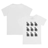 Los Angeles Dodgers Tiny Turnip Youth Logo Grid T-Shirt Sale