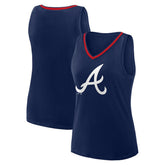 Atlanta Braves Women's Plus Sized Stellar Win V-Neck Tank Top Online