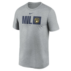 Milwaukee Brewers Nike Tricode Legend Performance T-Shirt Near Me