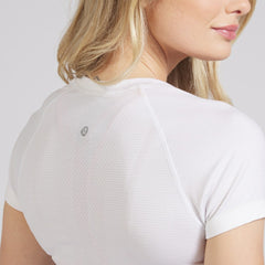 Detroit Red Wings lululemon Women's Swiftly Tech Short-Sleeve Shirt 2.0 - White | NHL sale