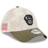 Milwaukee Brewers New Era 2025 Armed Forces Day 39THIRTY Flex Hat Sale