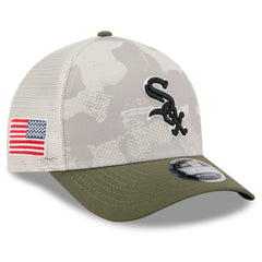 Chicago White Sox New Era 2025 Armed Forces Day 9FORTY M-Crown A-Frame Adjustable Hat Sale