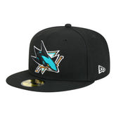San Jose Sharks New Era Core 59FIFTY Fitted Hat - Black | New Era Lifestyle