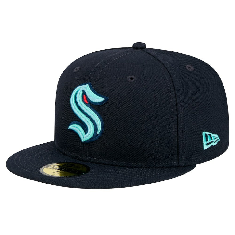 Seattle Kraken New Era Core 59FIFTY Fitted Hat - Navy | New Era discount