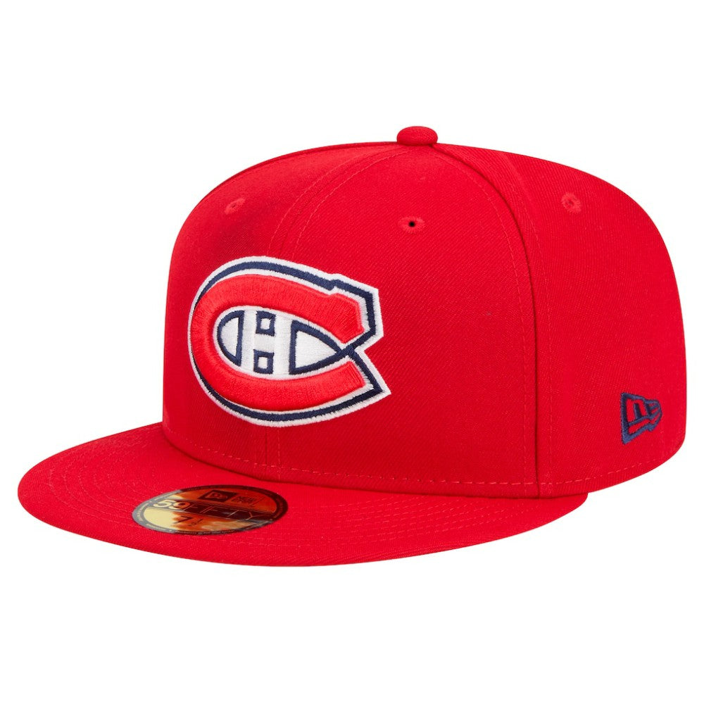 Montreal Canadiens New Era Core 59FIFTY Fitted Hat - Red | New Era Lifestyle