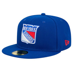 New York Rangers New Era Core 59FIFTY Fitted Hat - Blue | New Era Clearance