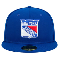 New York Rangers New Era Core 59FIFTY Fitted Hat - Blue | New Era Clearance