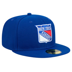 New York Rangers New Era Core 59FIFTY Fitted Hat - Blue | New Era Clearance