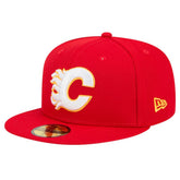 Calgary Flames New Era Core 59FIFTY Fitted Hat - Red | New Era near me
