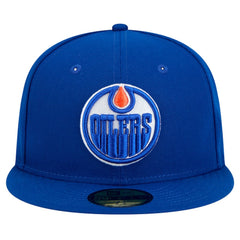 Edmonton Oilers New Era Core 59FIFTY Fitted Hat - Royal | New Era discount