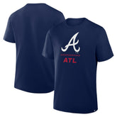 Atlanta Braves Fanatics Clubhouse Legacy Side Swipe T-Shirt for sale