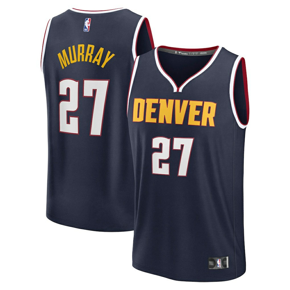 Fanatics Jamal Murray Denver Nuggets Fast Break Replica Player Jersey Icon Editi- Navy