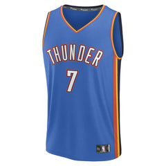 Fanatics Chet Holmgren Oklahoma City Thunder Fast Break Replica Player Jersey Icon Edition Blue