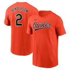 Gunnar Henderson Baltimore Orioles Nike Fuse Name & Number T-Shirt for sale