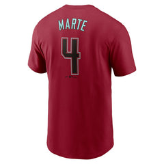 Ketel Marte Arizona Diamondbacks Nike Fuse Name & Number T-Shirt Discount