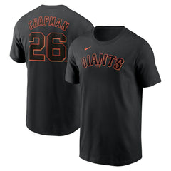 Matt Chapman San Francisco Giants Nike Fuse Name & Number T-Shirt Sale