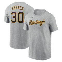 Paul Skenes Pittsburgh Pirates Nike Fuse Name & Number T-Shirt for sale