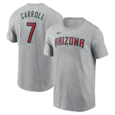 Corbin Carroll Arizona Diamondbacks Nike Fuse Name & Number T-Shirt Sale